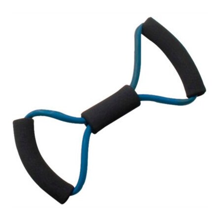 Fabrication Enterprises CanDo BowTie Tubing Exerciser, Blue, 14" 1342176